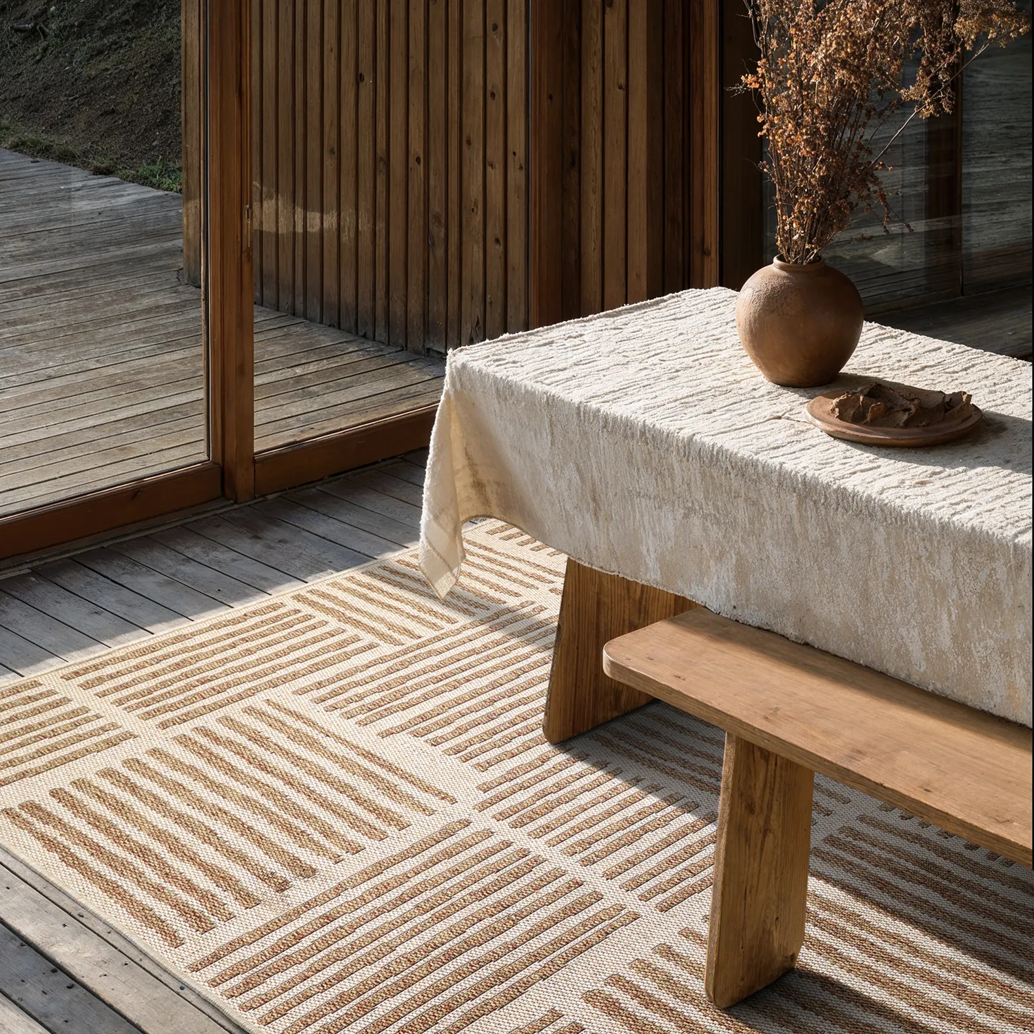 Indoor/Outdoor rug - Cordoba (brown)