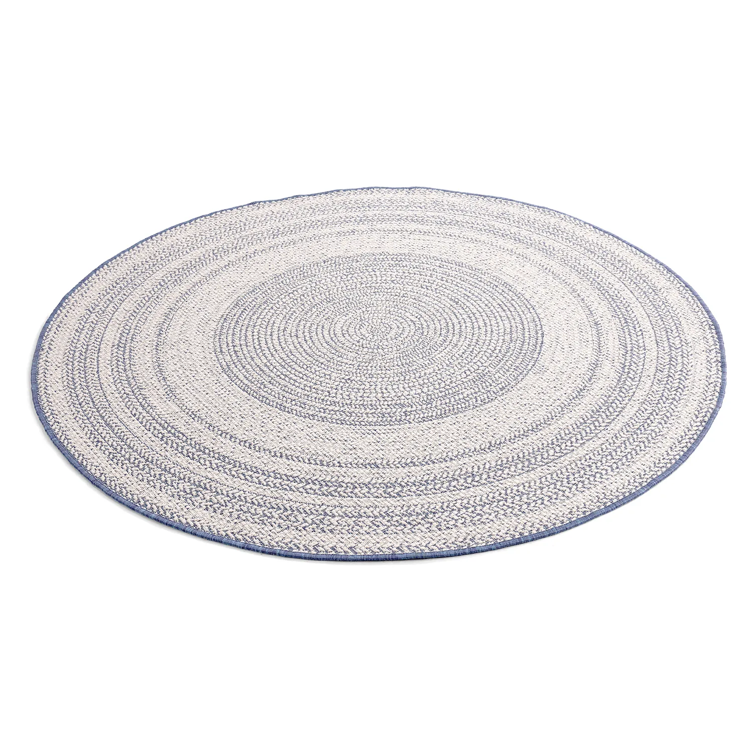 Round rug - Indoor/Outdoor Angus (blue)