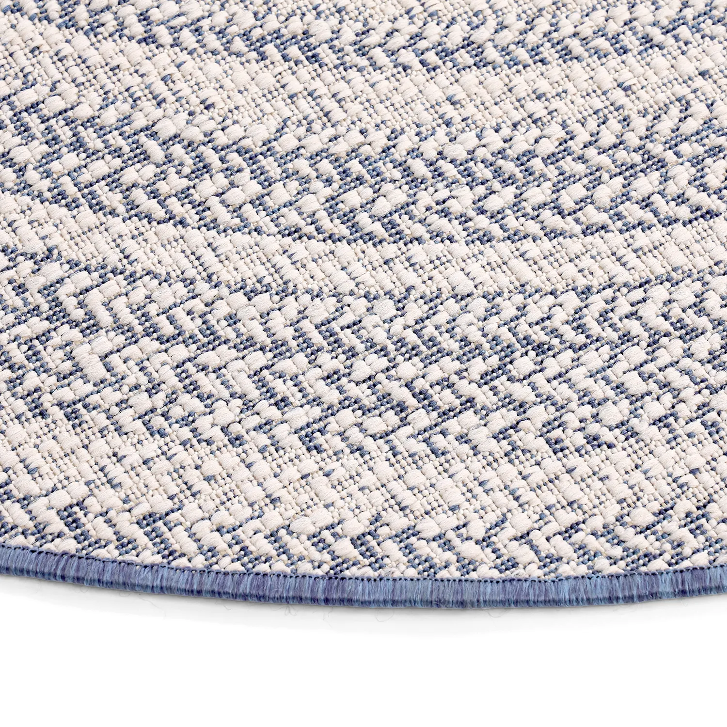 Round rug - Indoor/Outdoor Angus (blue)
