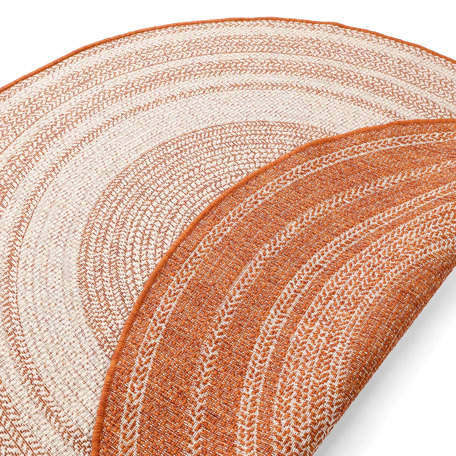 Round rug - Indoor/Outdoor Angus (red)