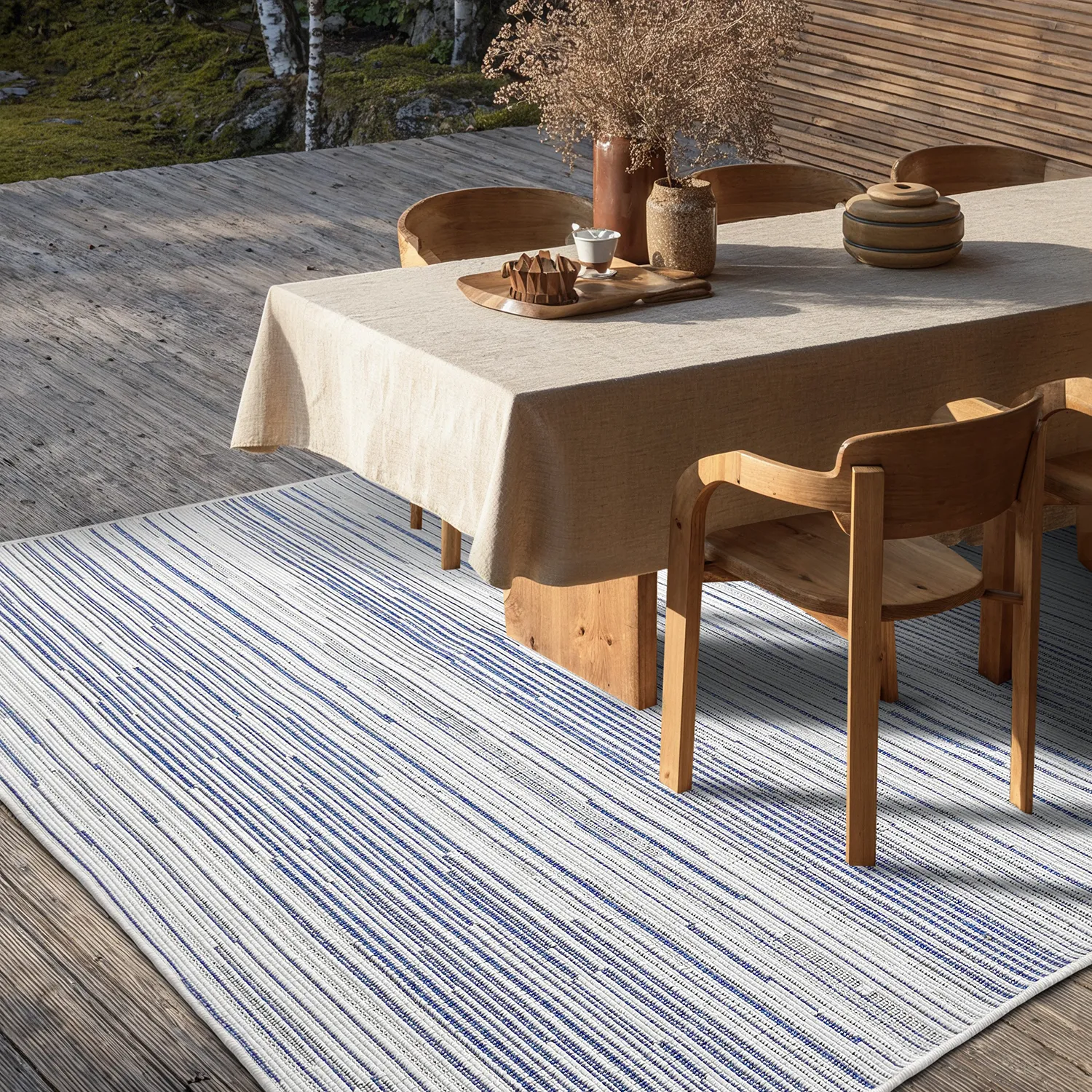 Indoor/Outdoor rug - utomhusmatta - Arcata (blue)