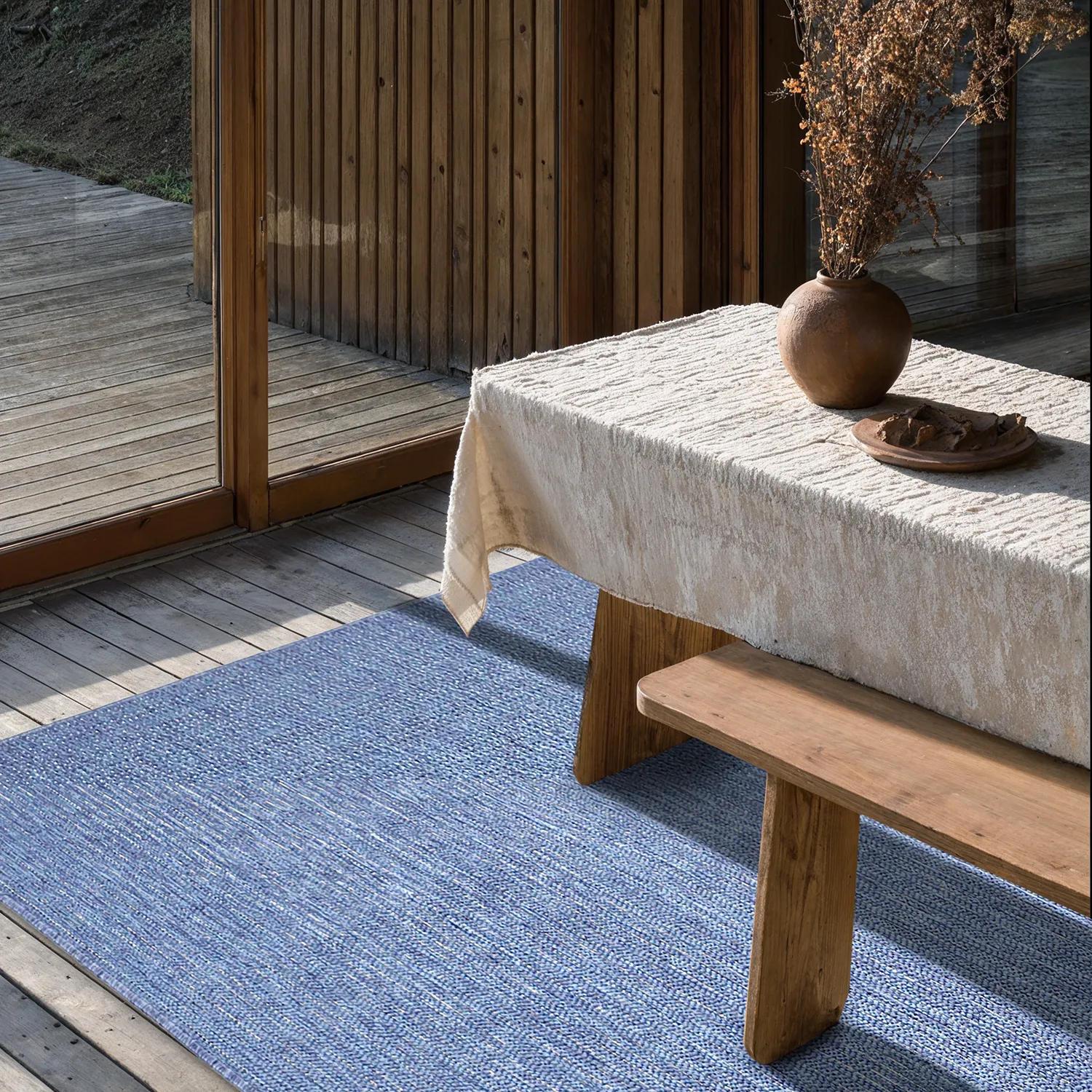 Indoor/Outdoor rug - utomhusmatta - Arlo (blue)