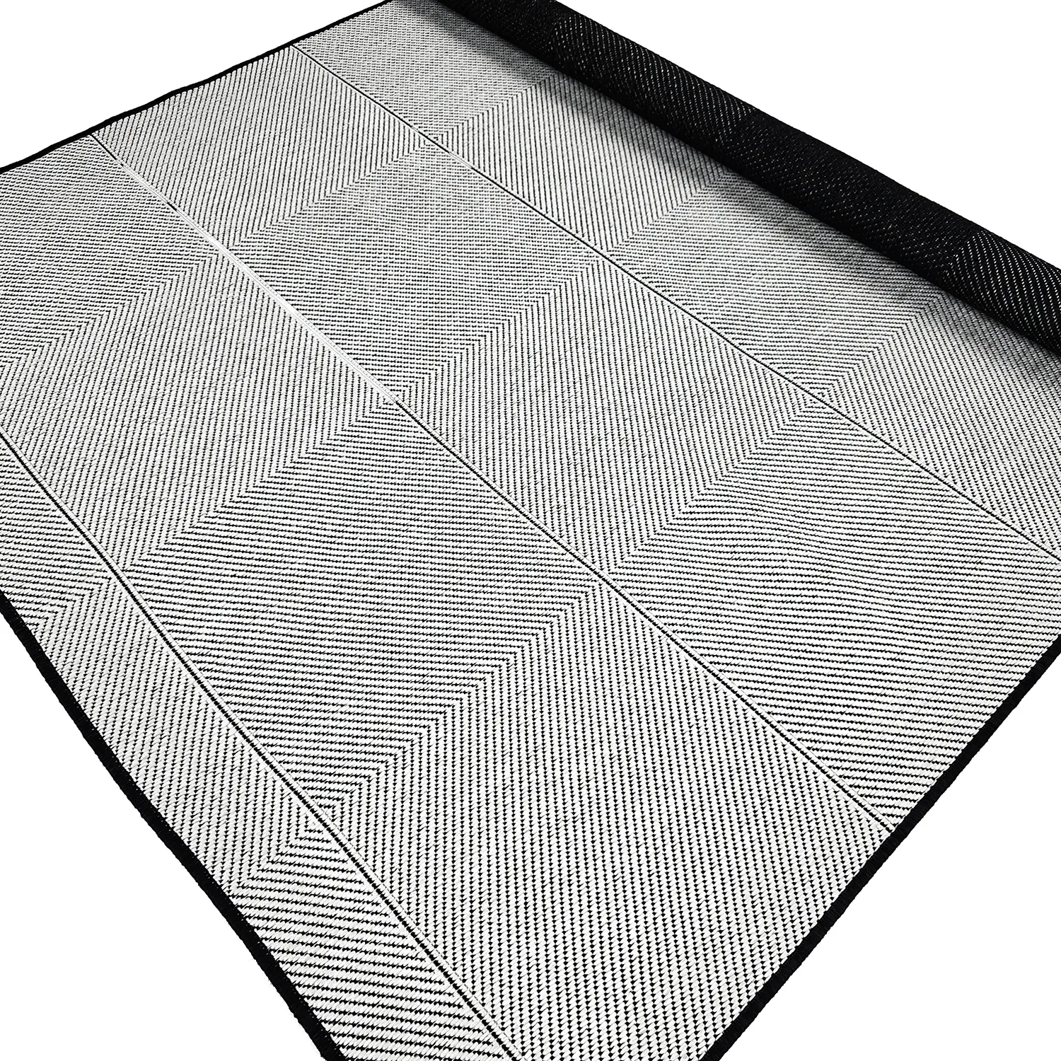 Indoor/Outdoor rug - utomhusmatta - Ava (black)