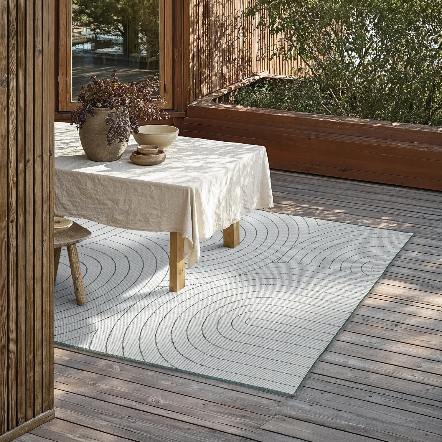 Indoor/Outdoor rug - utomhusmatta - Hayden (green)