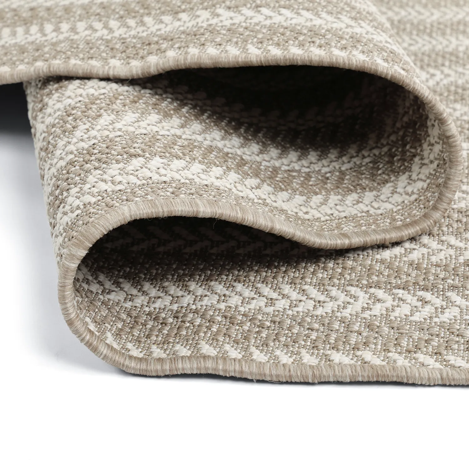 Oval rug - Indoor/outdoor Leander (beige)