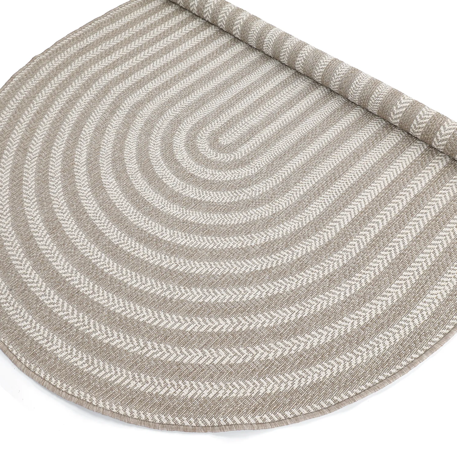 Oval rug - Indoor/outdoor Leander (beige)