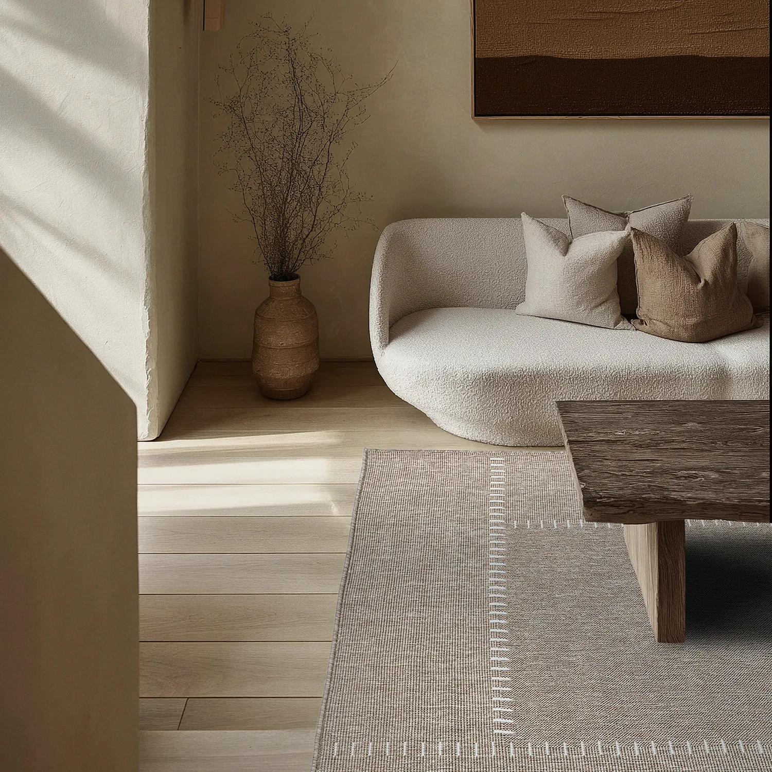 Indoor/Outdoor rug - utomhusmatta - Rhea (beige)