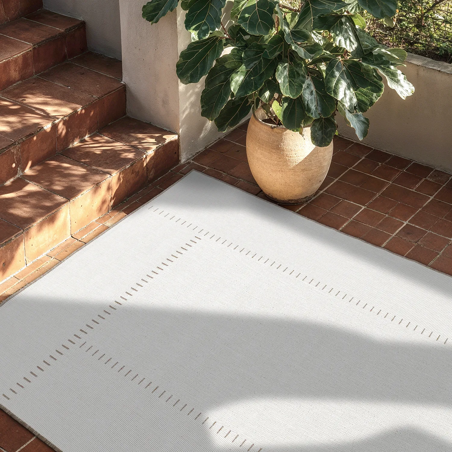 Indoor/Outdoor rug - utomhusmatta - Rhea (beige)