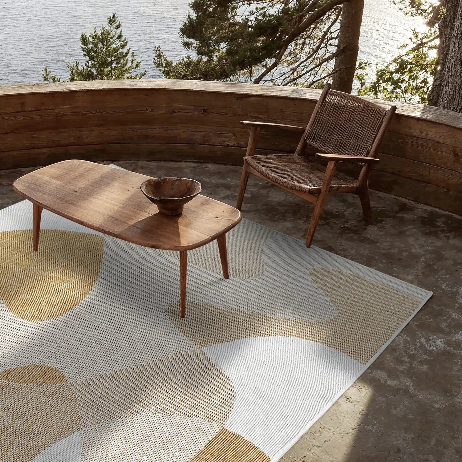 Indoor/Outdoor rug - utomhusmatta - Somerville (yellow)