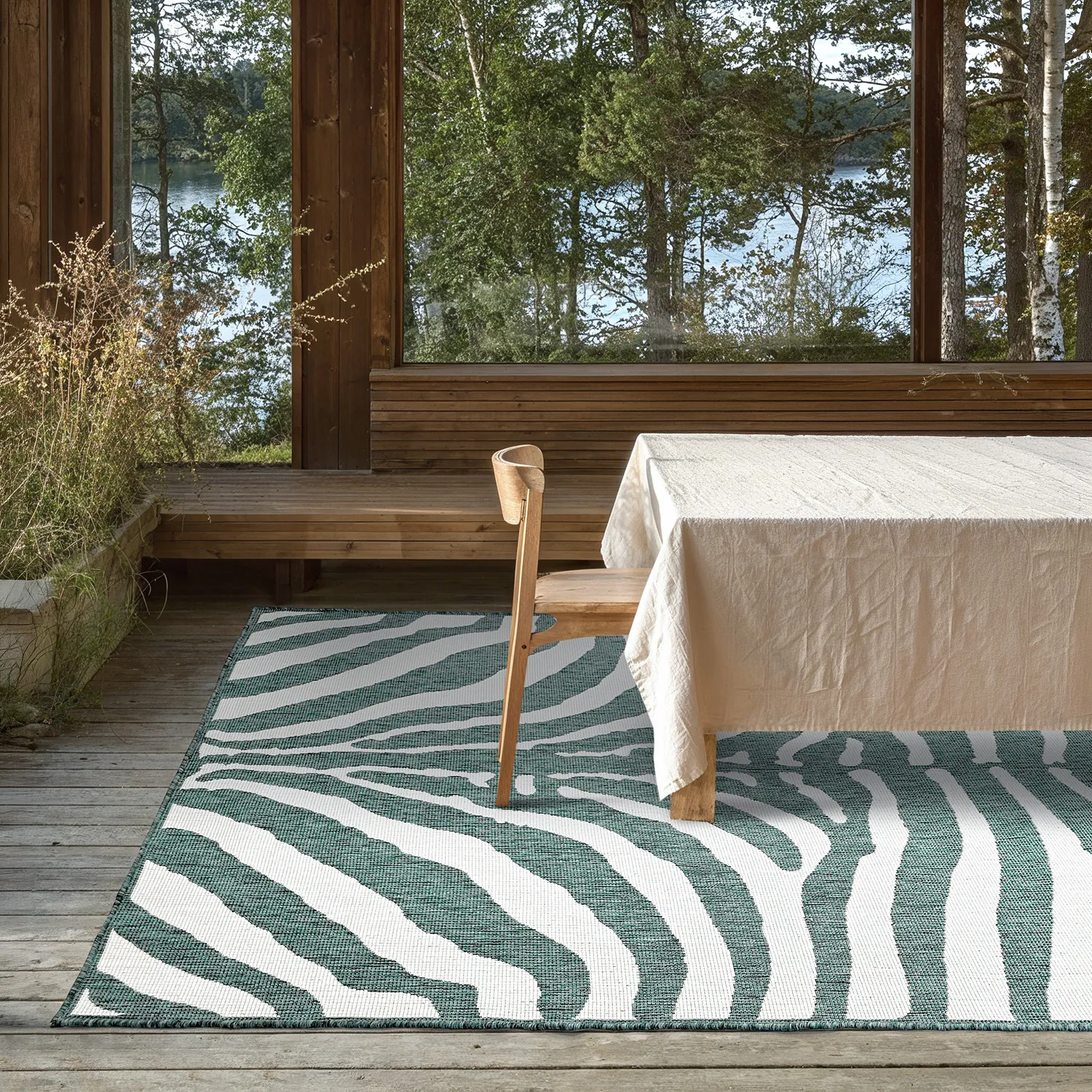 Indoor/Outdoor rug - utomhusmatta - Winona (green)