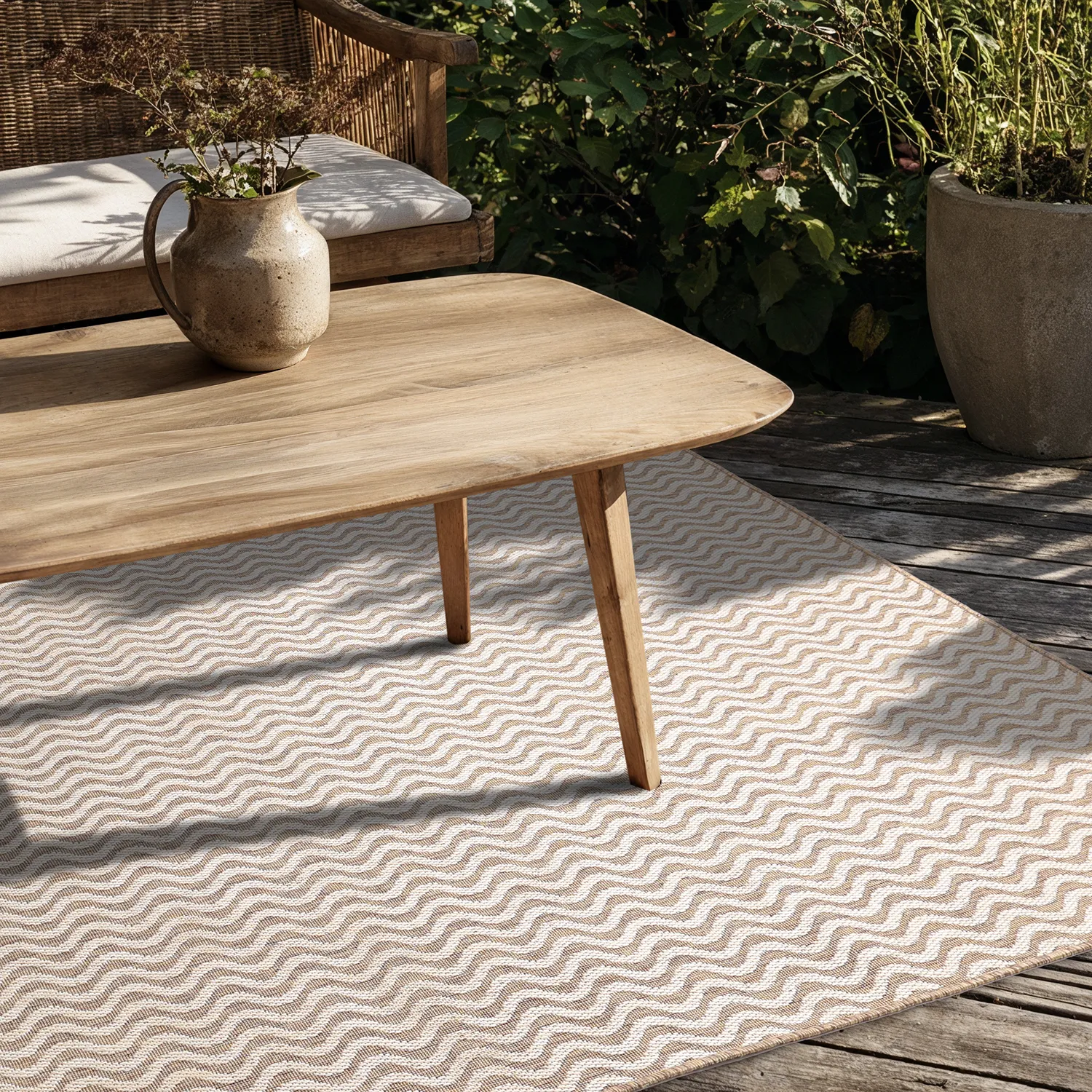 Indoor/Outdoor rug - Tracino (brown)