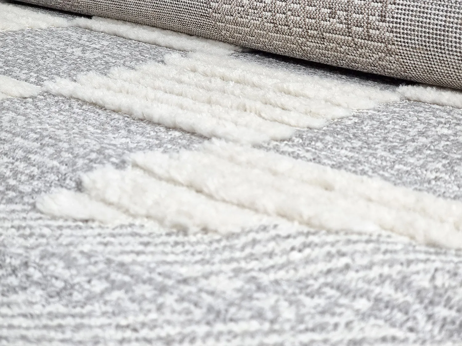 Round rug - Austin (grey/offwhite)
