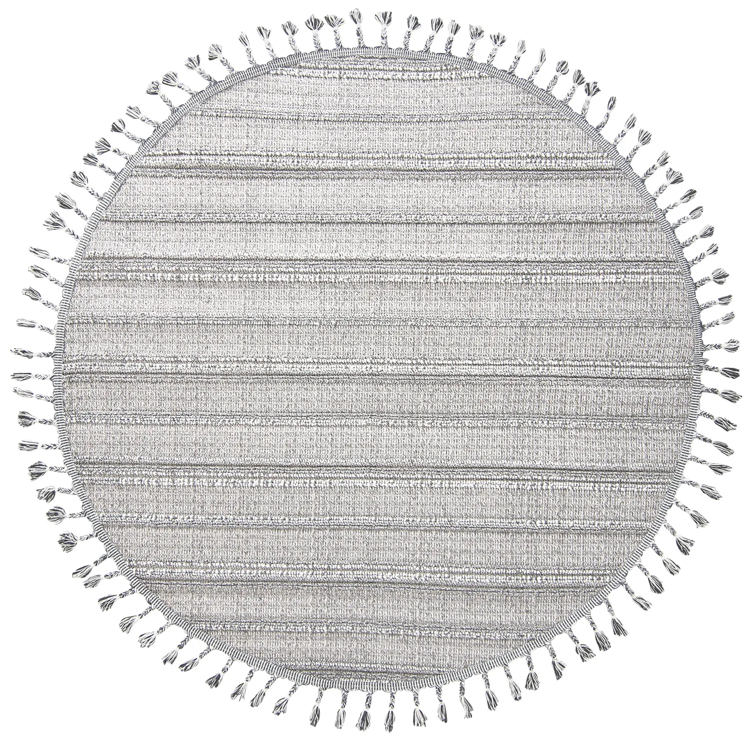 Round rug - Indoor/Outdoor Sofia (grey/blue)