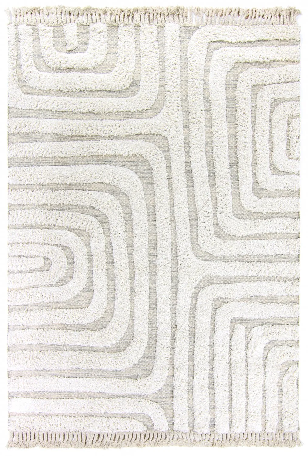 Cotton rug - Inez (beige)