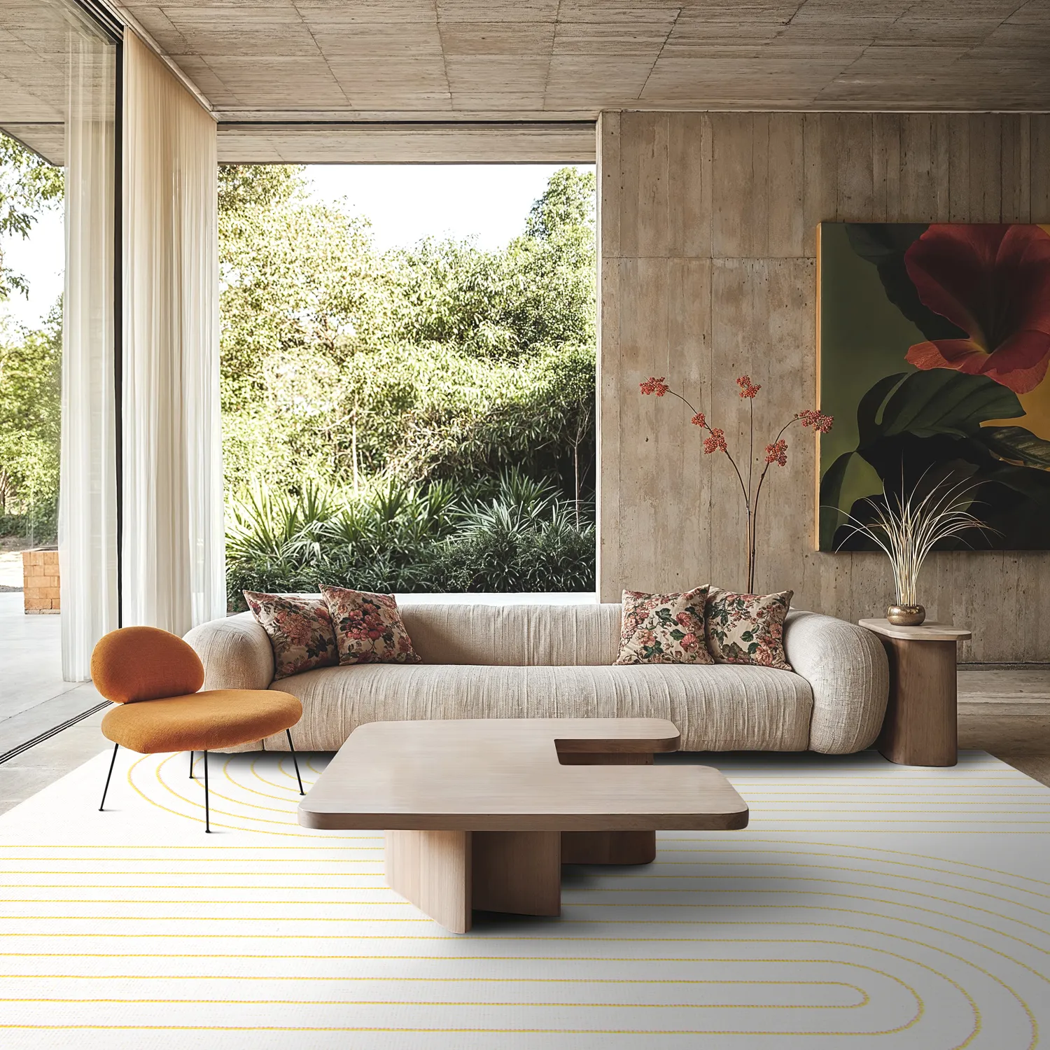 Indoor/Outdoor rug - Gordo (yellow)