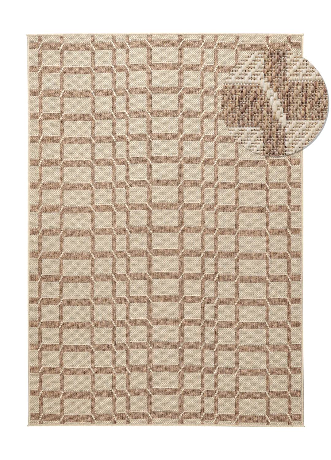 Indoor/Outdoor rug - Nicosia (brown)