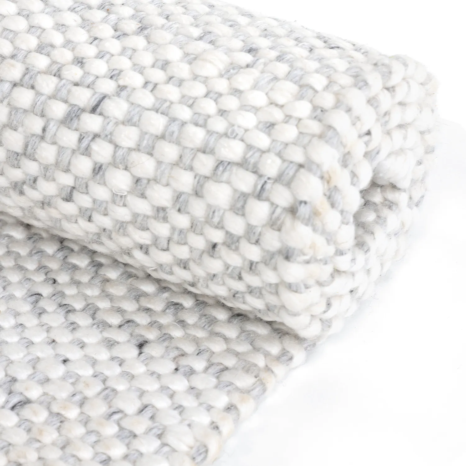 Indoor/Outdoor rug - Orta Wool Look (light grey)