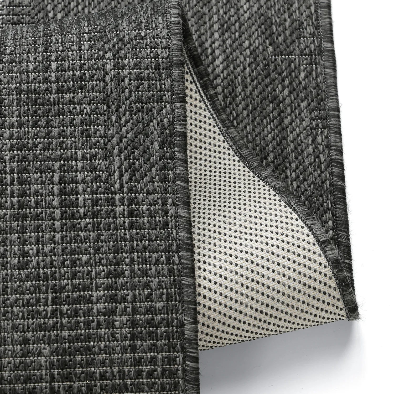 Indoor/Outdoor rug - Ragusa (black/cream)
