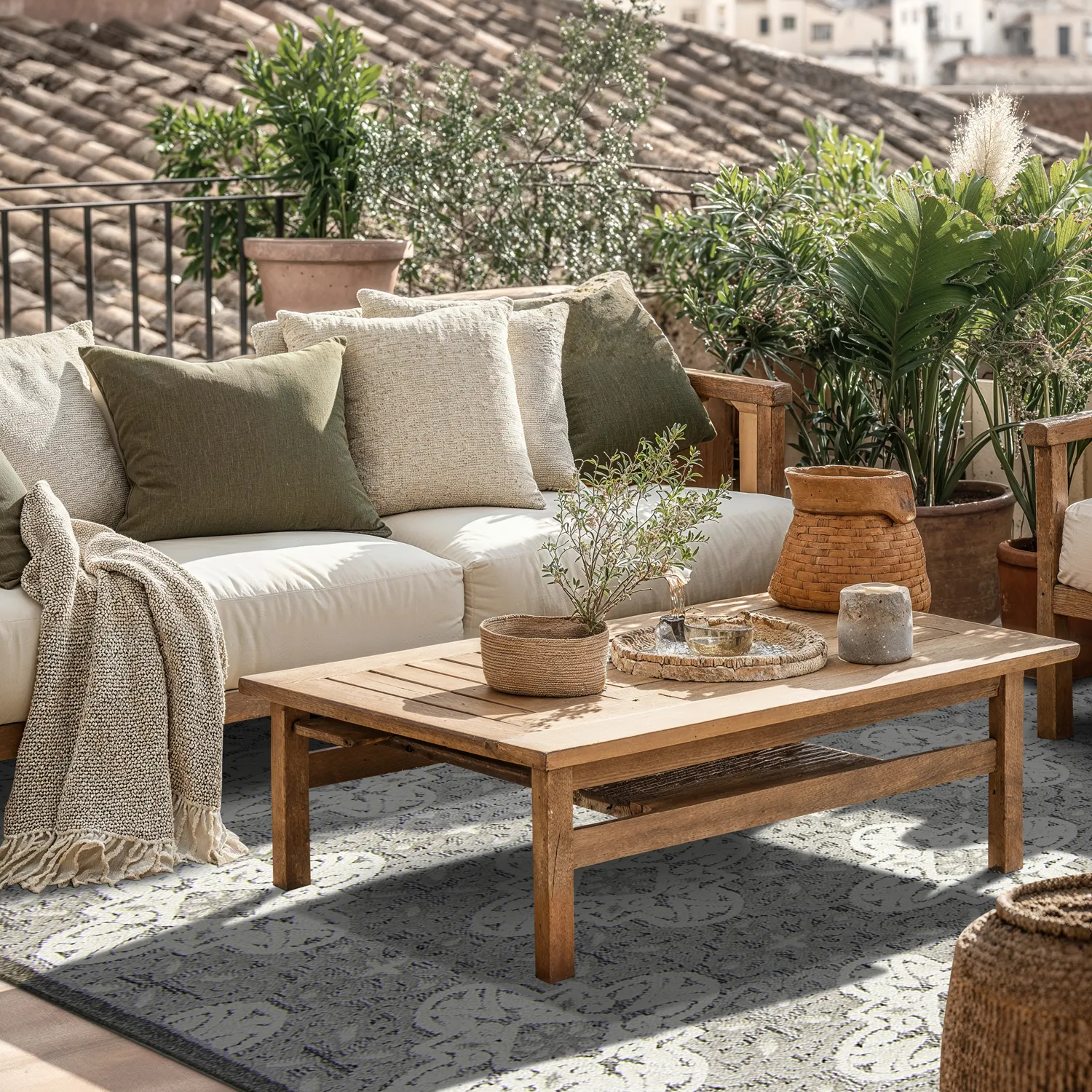 Shaggy Indoor-Outdoor - Hampton (grey)
