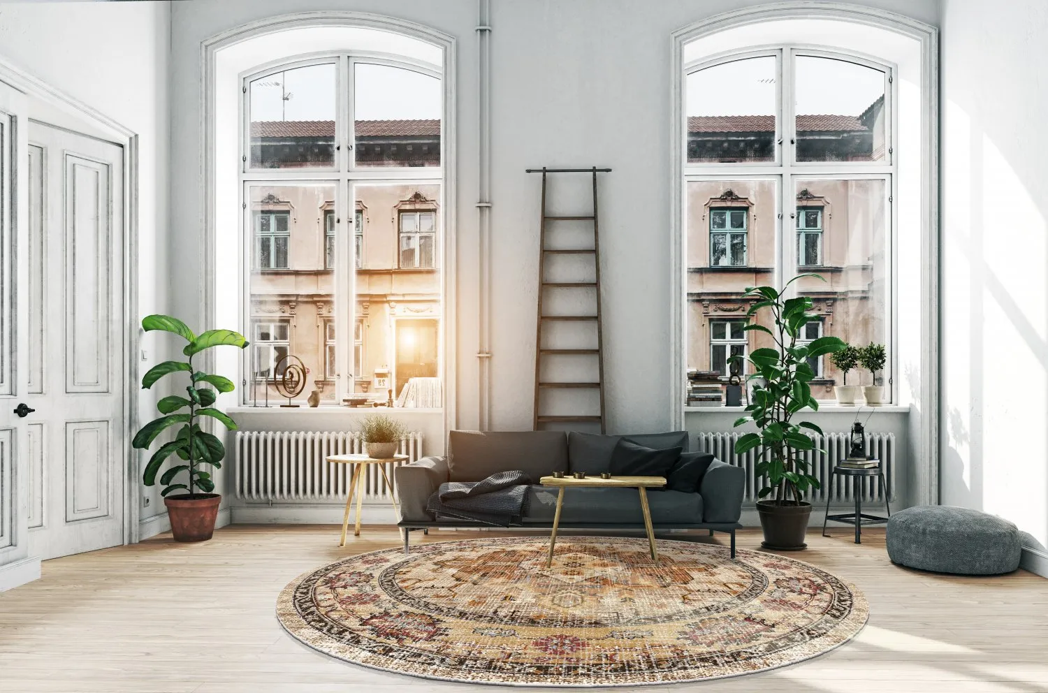 Round rug - Siliana (beige)