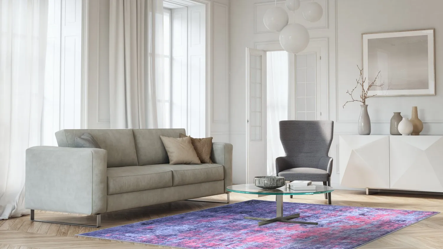 Wilton rug - Violetta (purple)