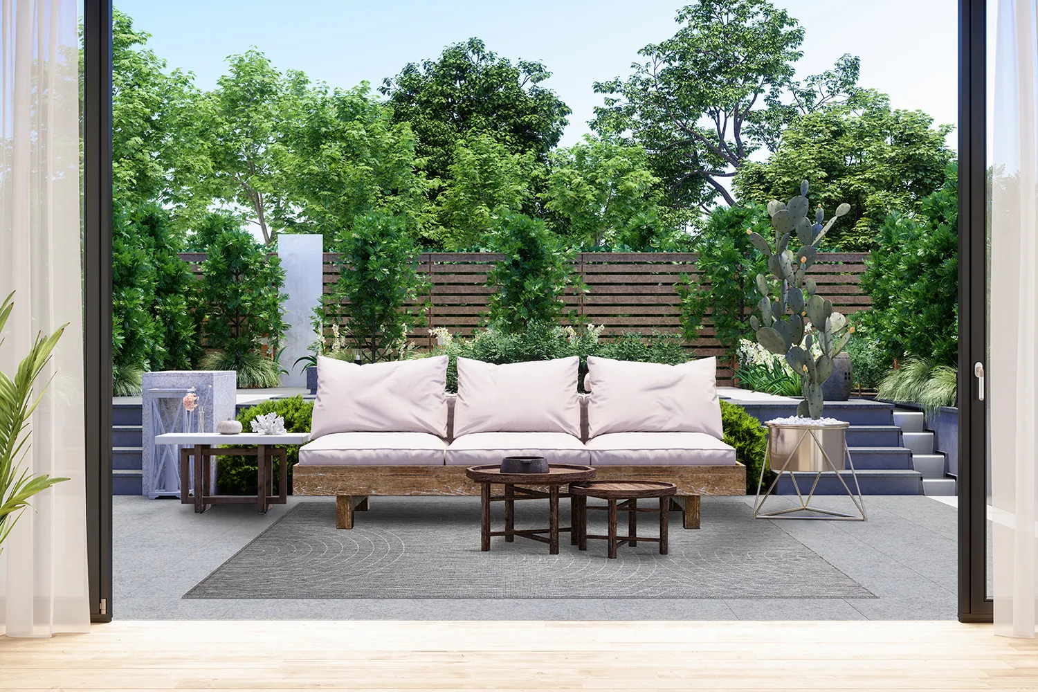Indoor/Outdoor rug - Hayden (grey)