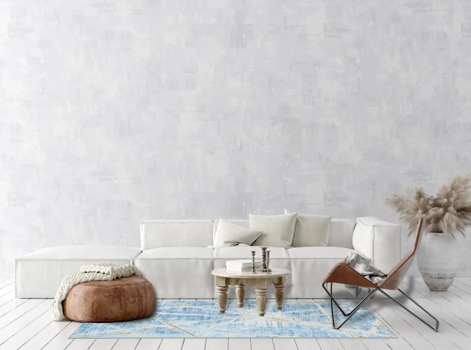 Wilton rug - Lagos (blue)