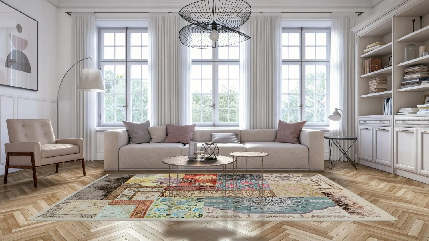 Wilton rug - Linosa (multi)