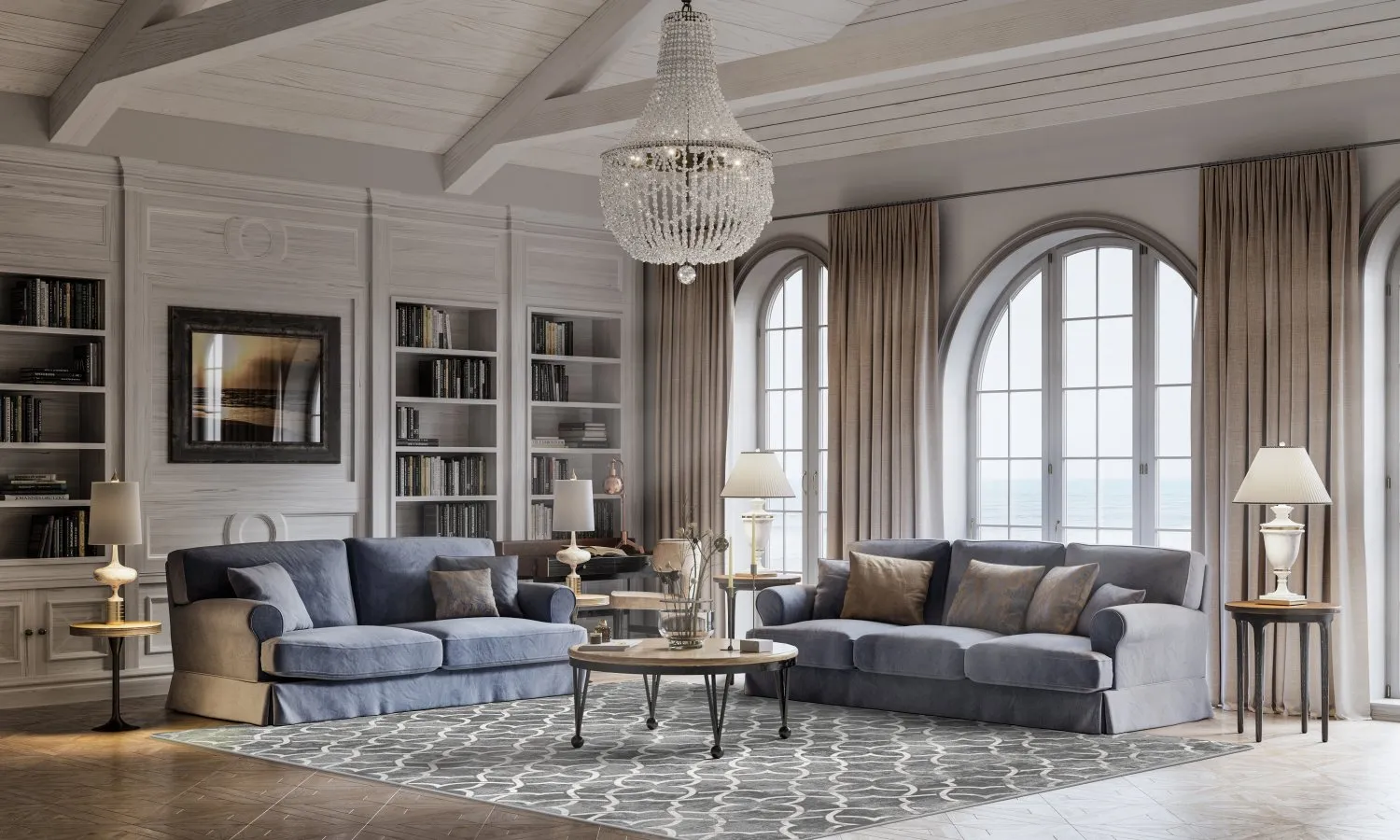 Wilton rug - Draham (grey)
