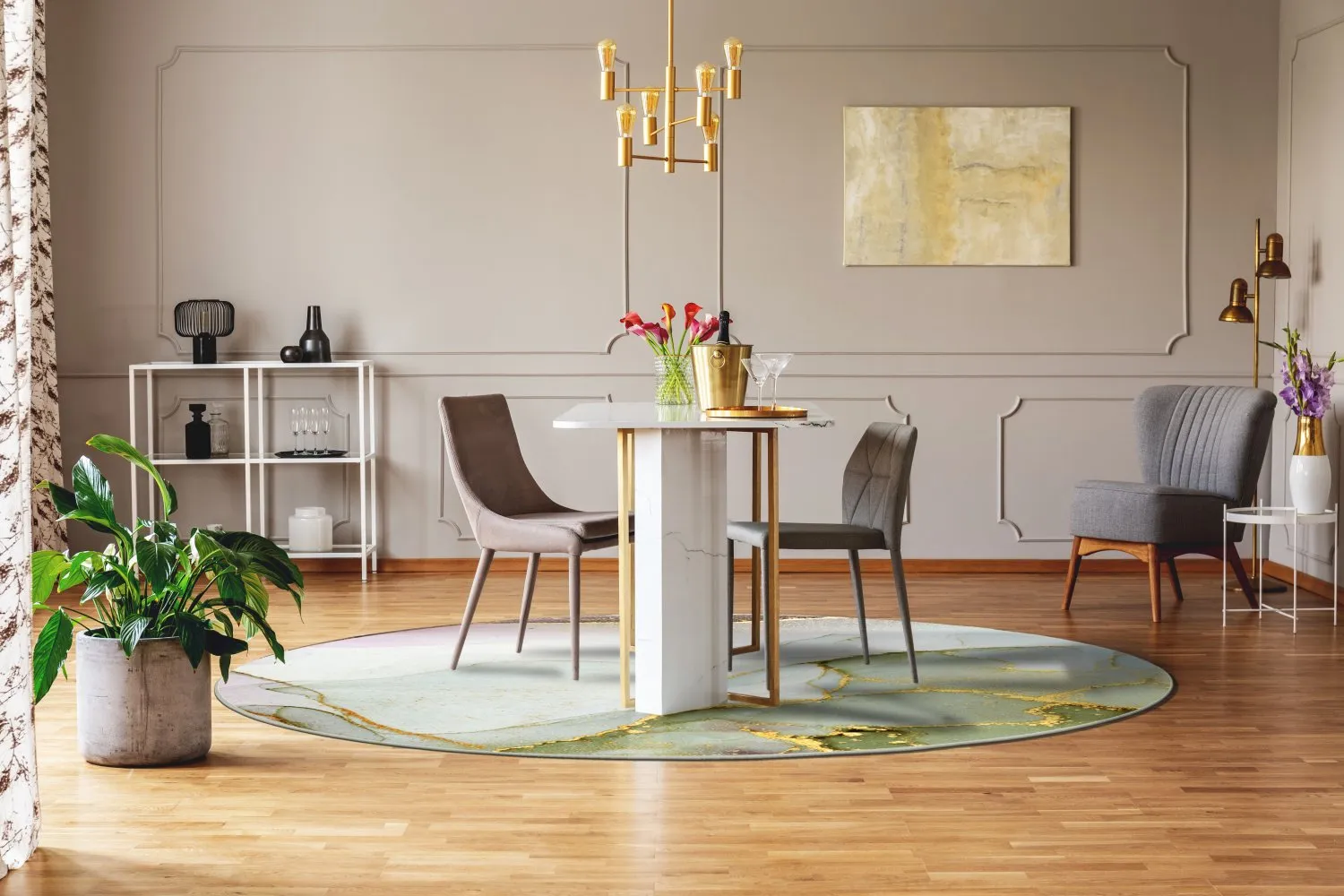 Round rug - Livata (multi)