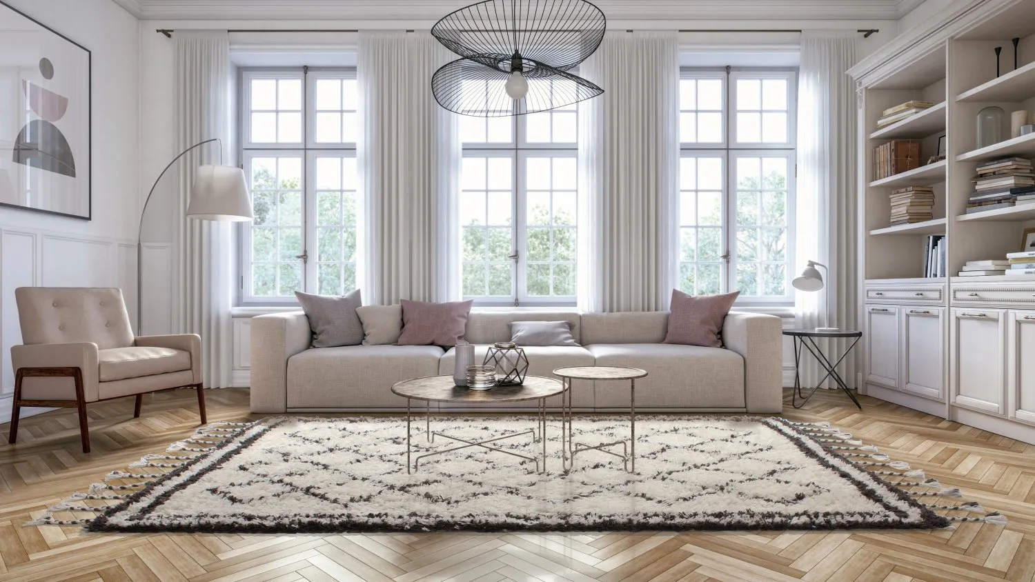 Wool rug - Avila Berber