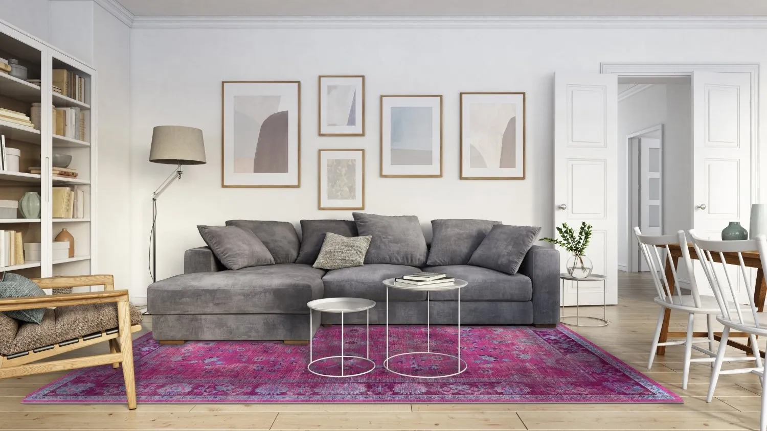 Wilton rug - Gombalia (purple)