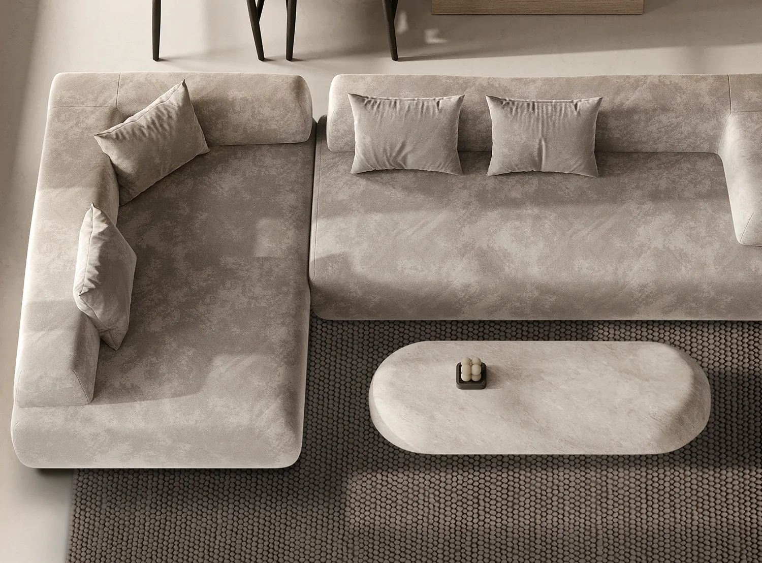 Wool rug - Avafors Wool Bubble (brown)