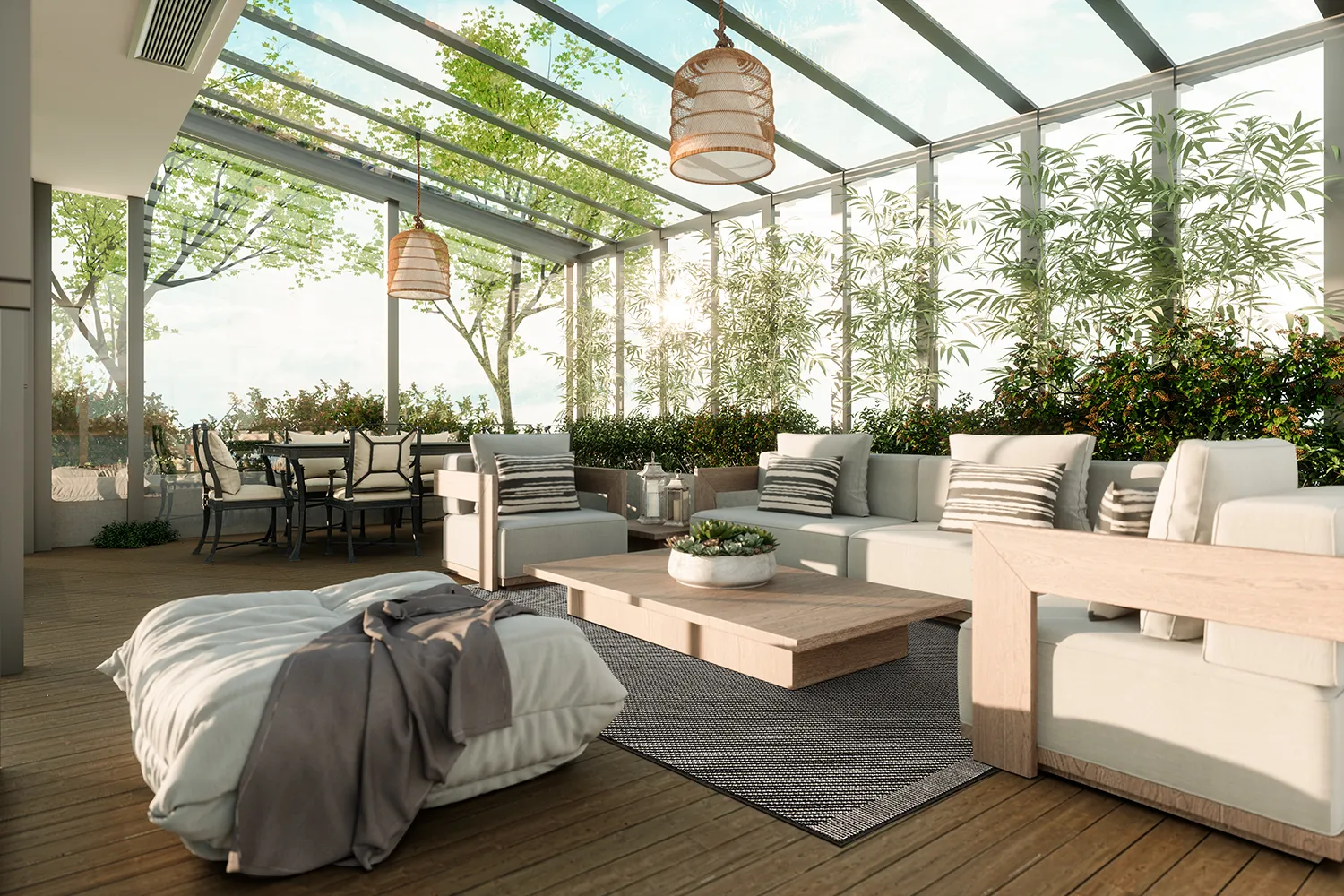 Indoor/Outdoor rug - Bennett (black)