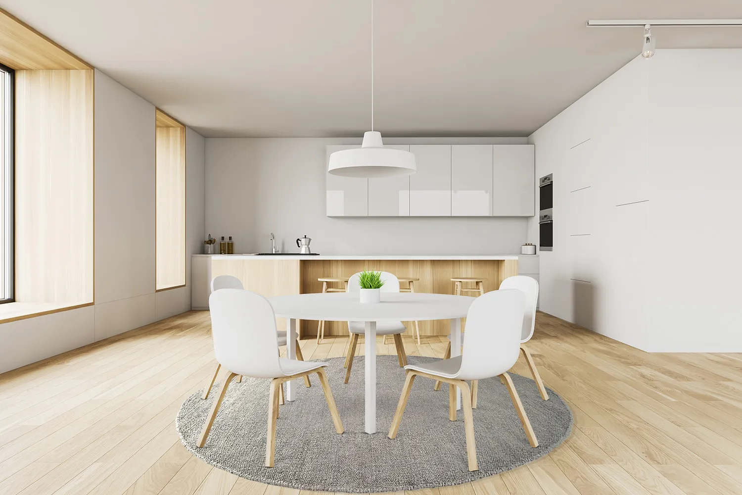 Round rug - Bibury (light grey)