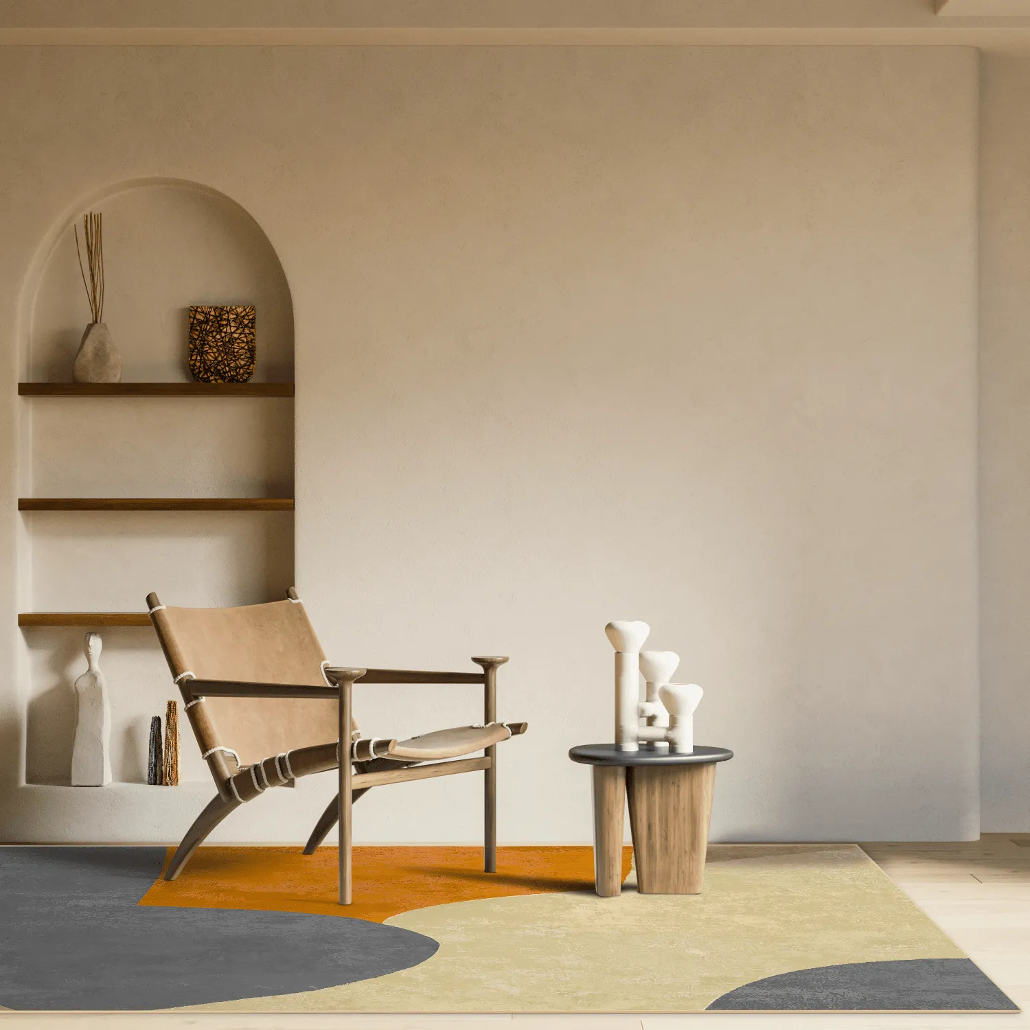 Wilton rug - Lazio (grey/multi)