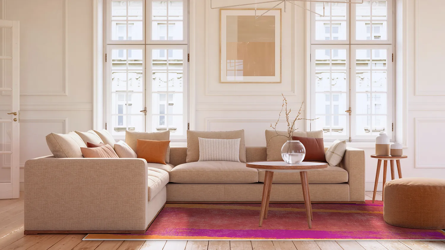 Wilton rug - Asti (red)