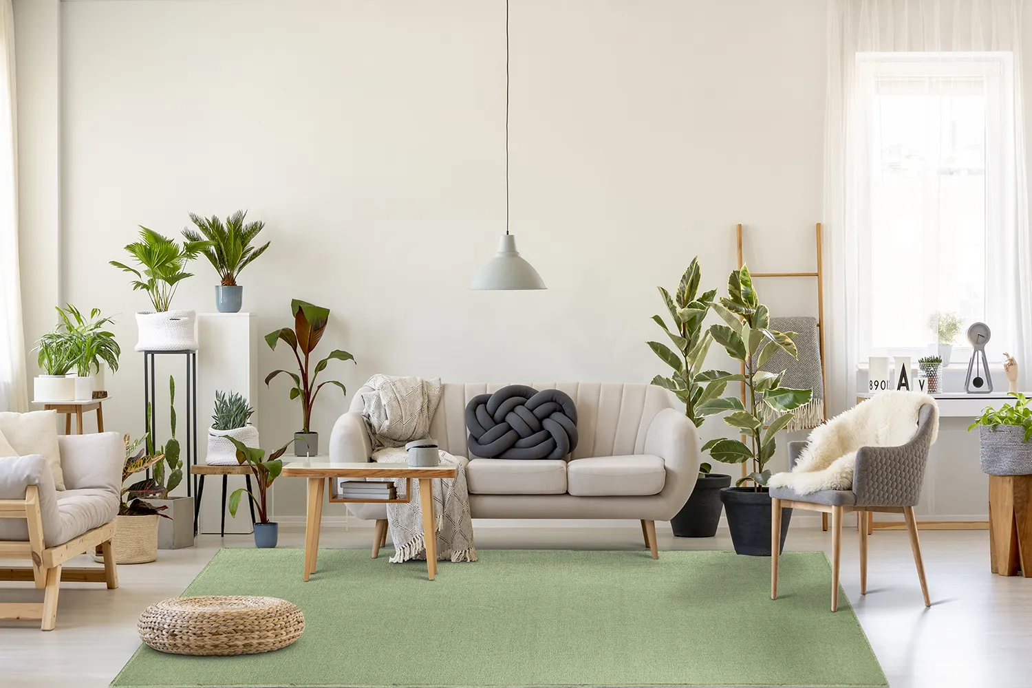 Wool rug - Hamilton (Chive)