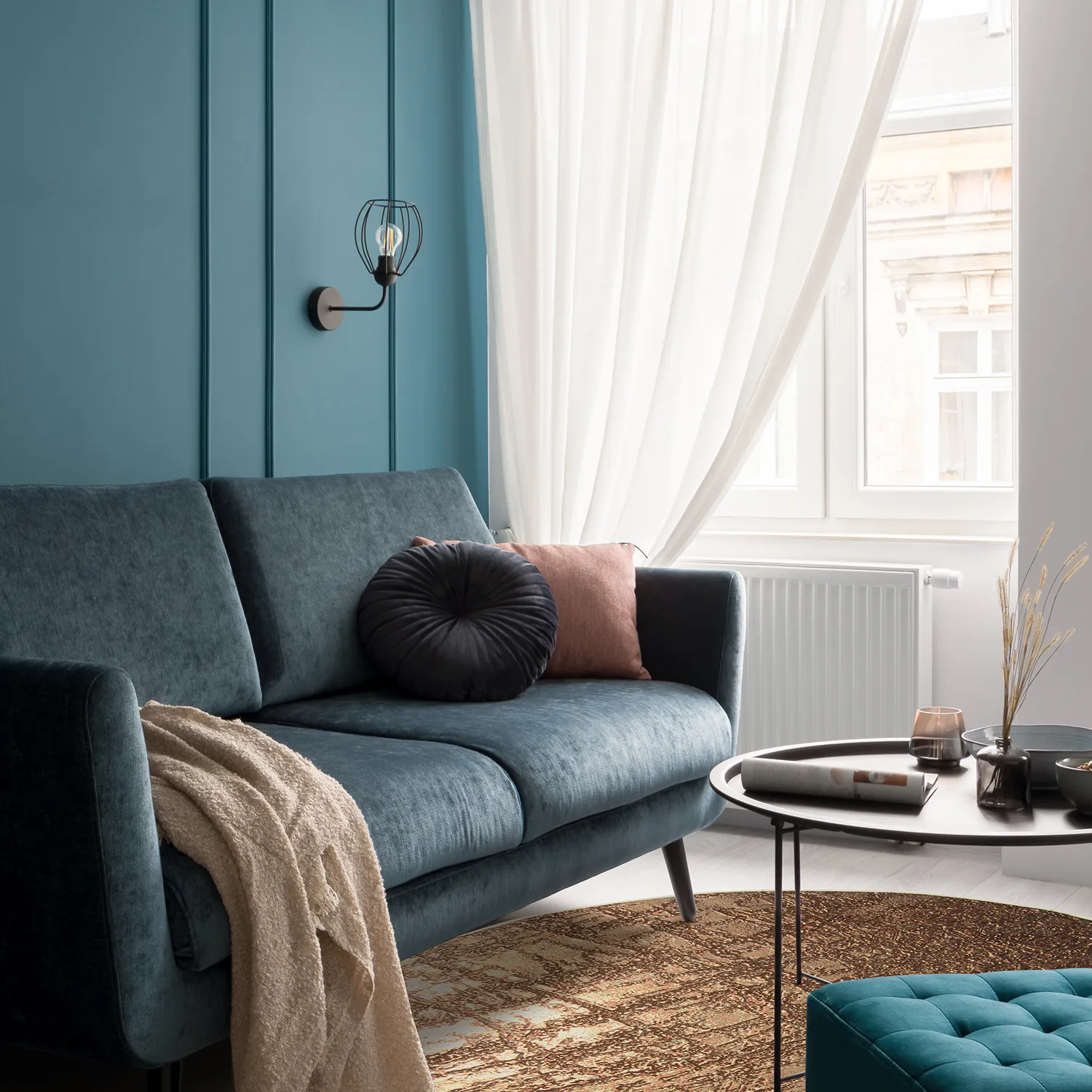 Round rug - Junes (gold)