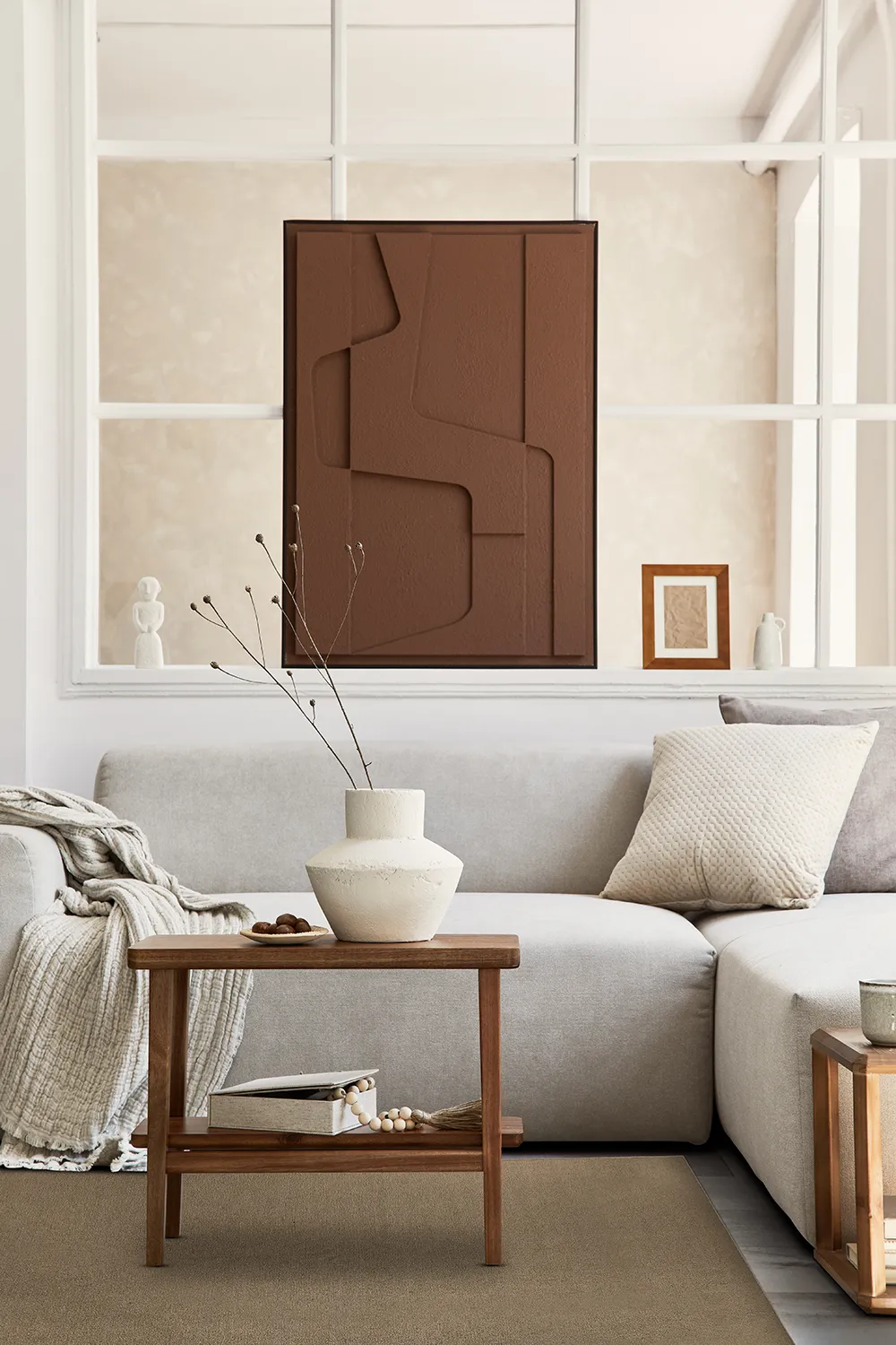 Wool rug - Hamilton (brown)