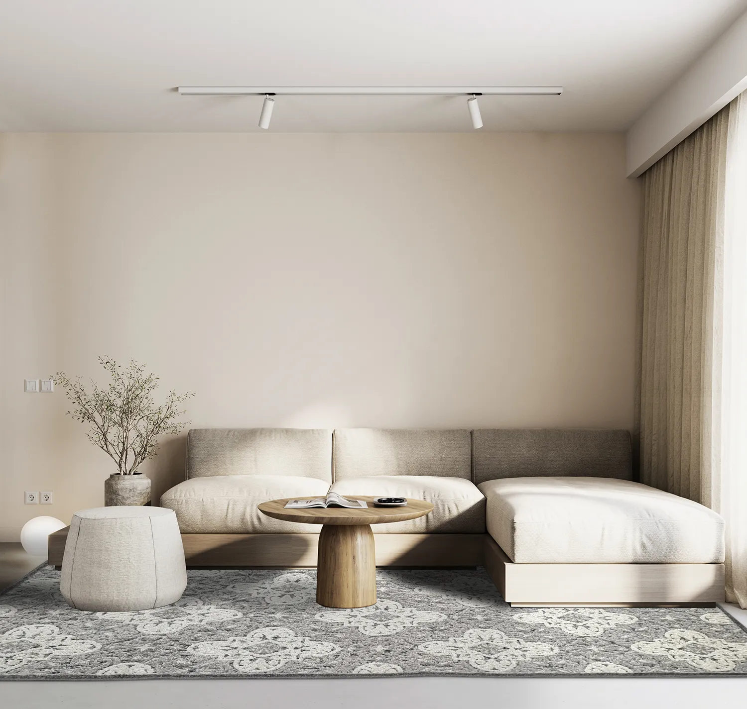 Shaggy Indoor-Outdoor - Hampton (grey)