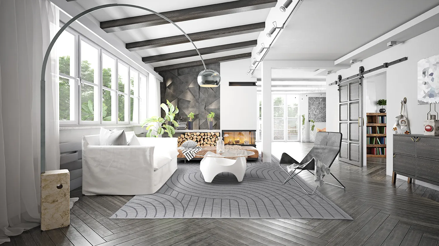 Indoor/Outdoor rug - Maynard (black)