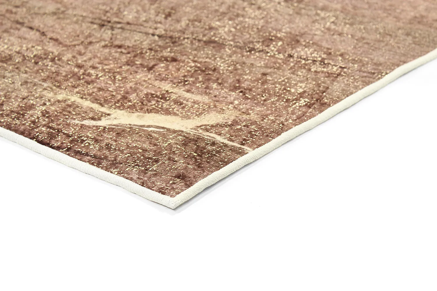 Wilton rug - Nara (brown/gold)