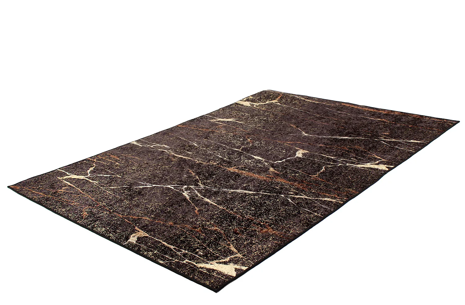 Wilton rug - Nara (black/gold)