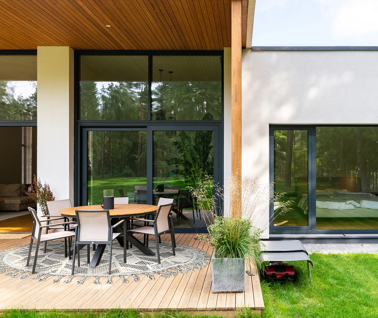 Round rug - Indoor/Outdoor Jena (multi)