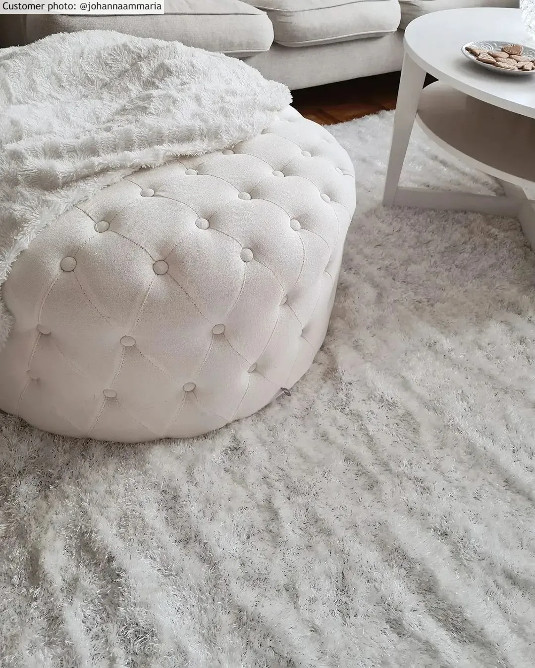 Shaggy rugs - Cosy (white)