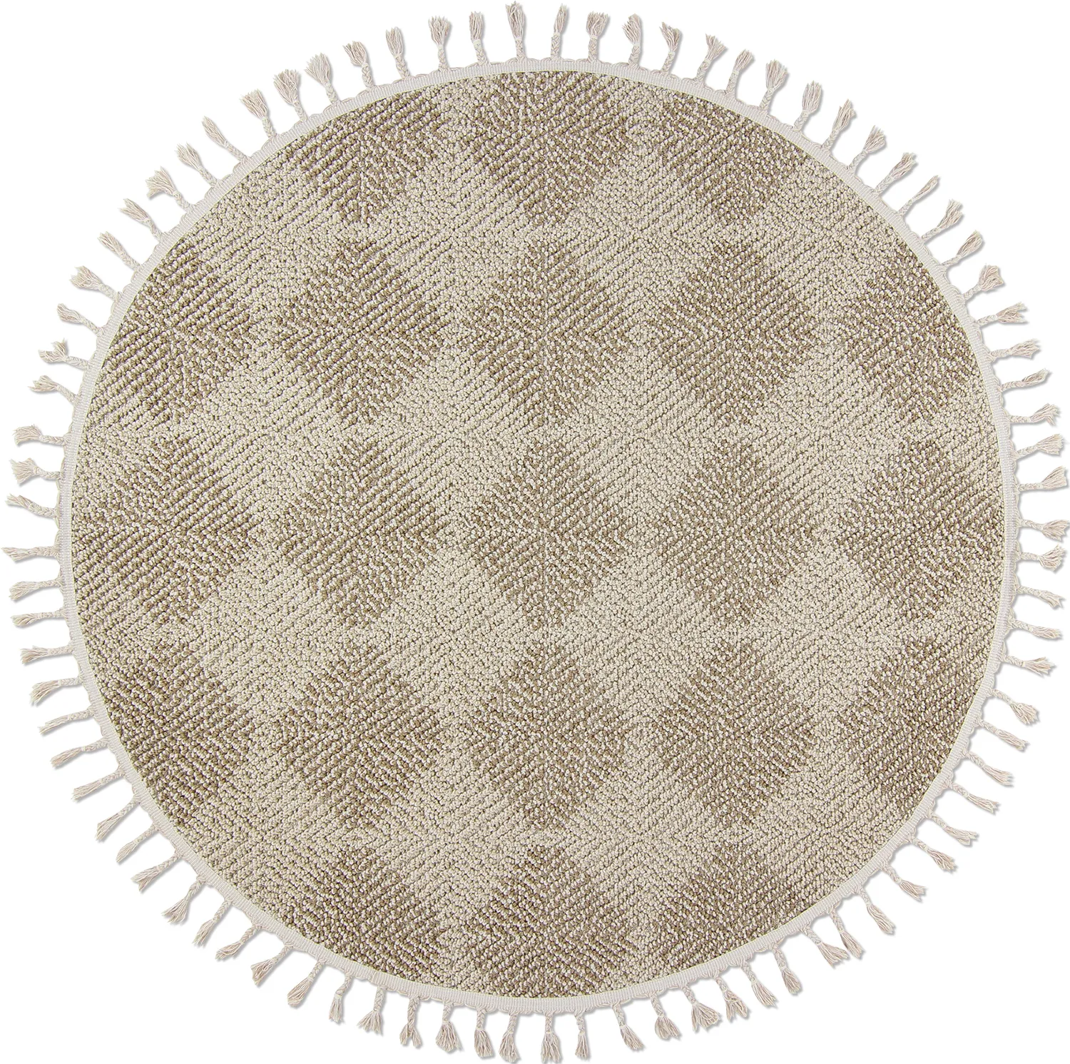 Round rug - Indoor/Outdoor Dakota (beige)