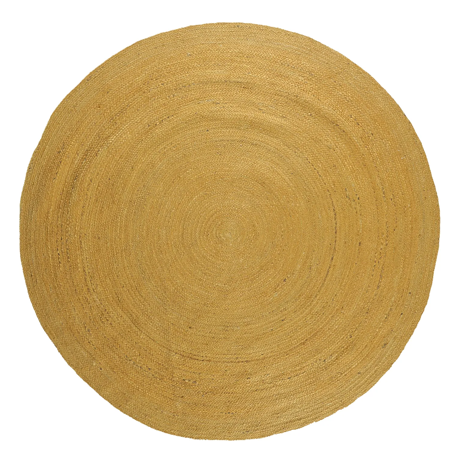 Round jute rug - Amasia (orange)