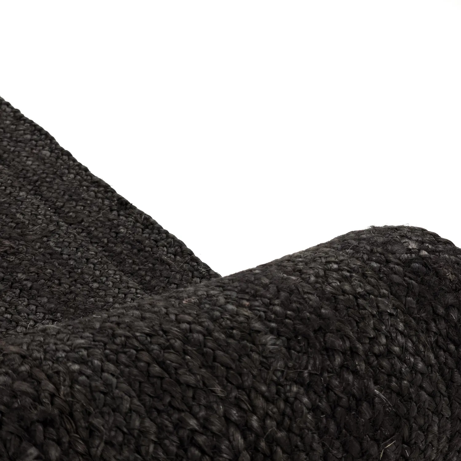 Jute rug - Amasia (black)