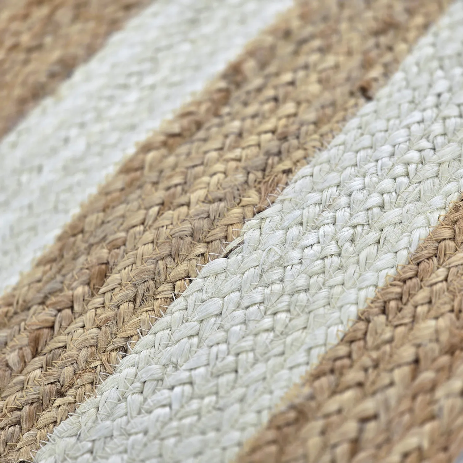 Jute rug - Jessore (natural/white)